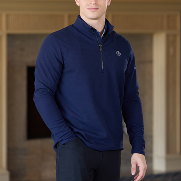 Bettinardi Greyson Hex B Troy Quarter Zip (Maltese Blue)