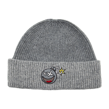 Bettinardi Poison Bomb Merino Wool Black & Gray Beanie