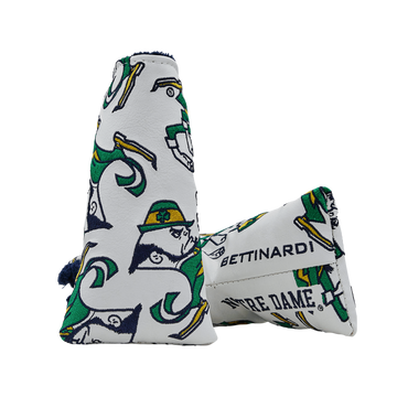 Notre Dame x Bettinardi White Dancing Leprechauns Blade Putter Headcover