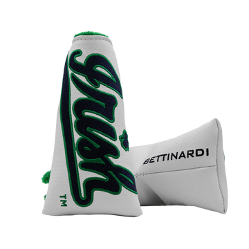 Notre Dame x Bettinardi White Irish Script Blade Putter Headcover