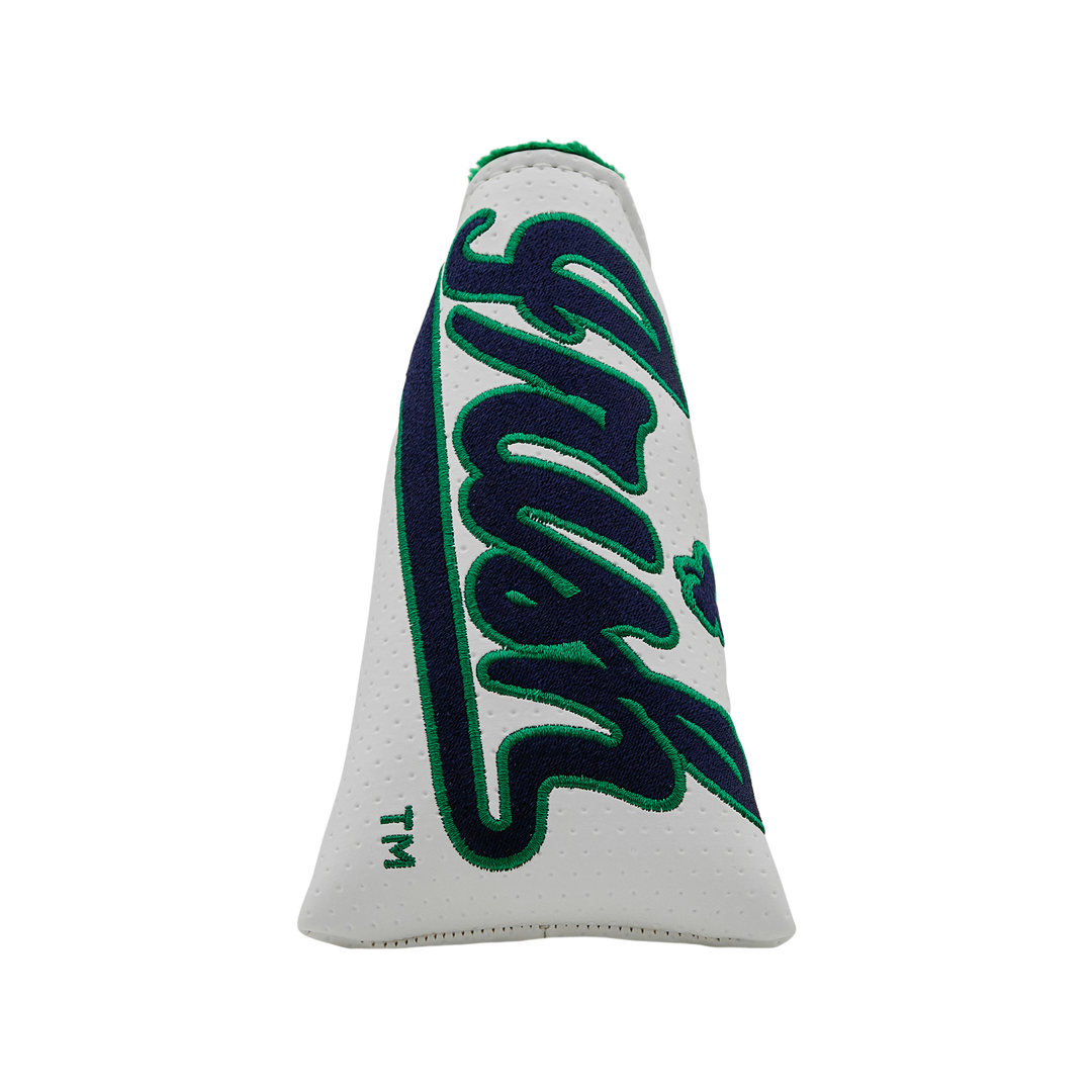 Notre Dame x Bettinardi White Irish Script Blade Putter Headcover