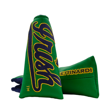Notre Dame x Bettinardi Kelly Green Irish Script Blade Putter Headcover