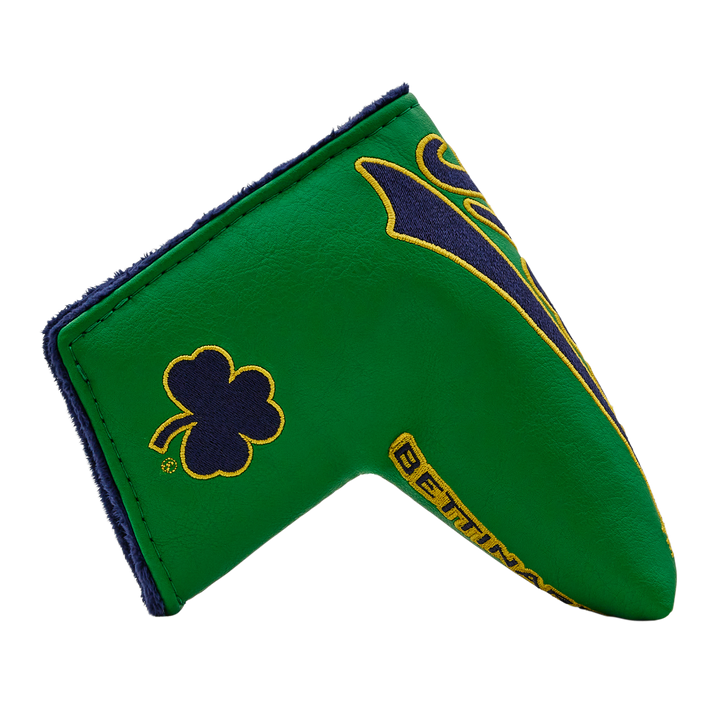 Notre Dame x Bettinardi Kelly Green Irish Script Blade Putter