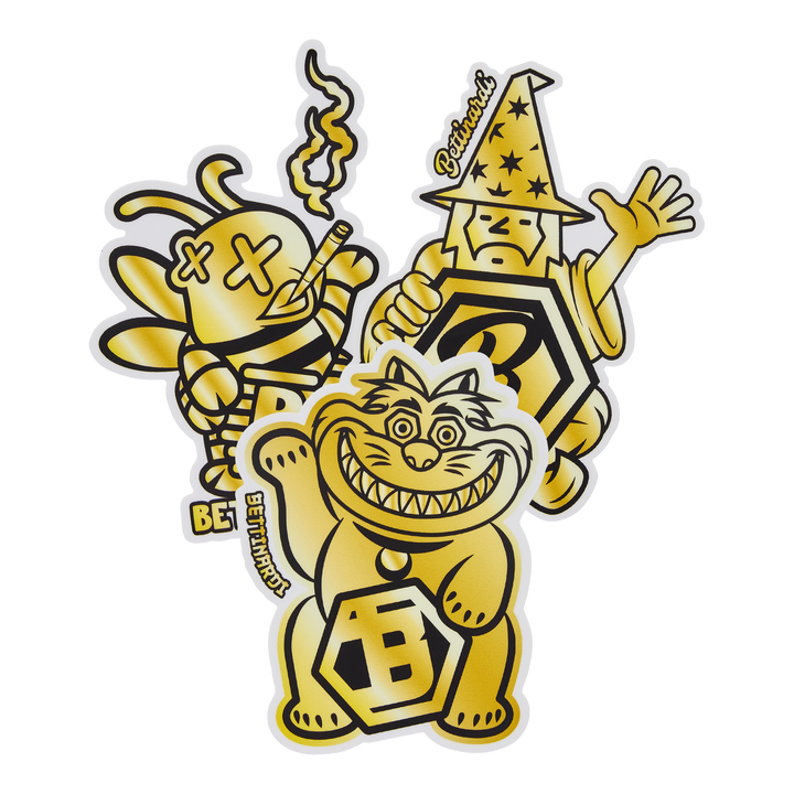 Golden Lucky Multi Icon Sticker Pack