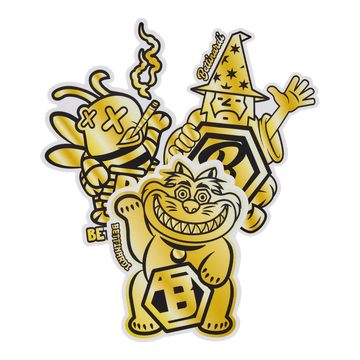 Golden Lucky Multi Icon Sticker Pack
