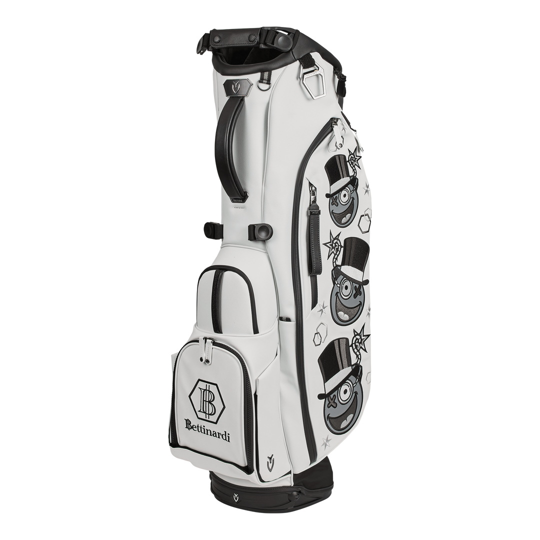 Grayscale Gangster Bomb Vessel Player V 6-Way Bag (White