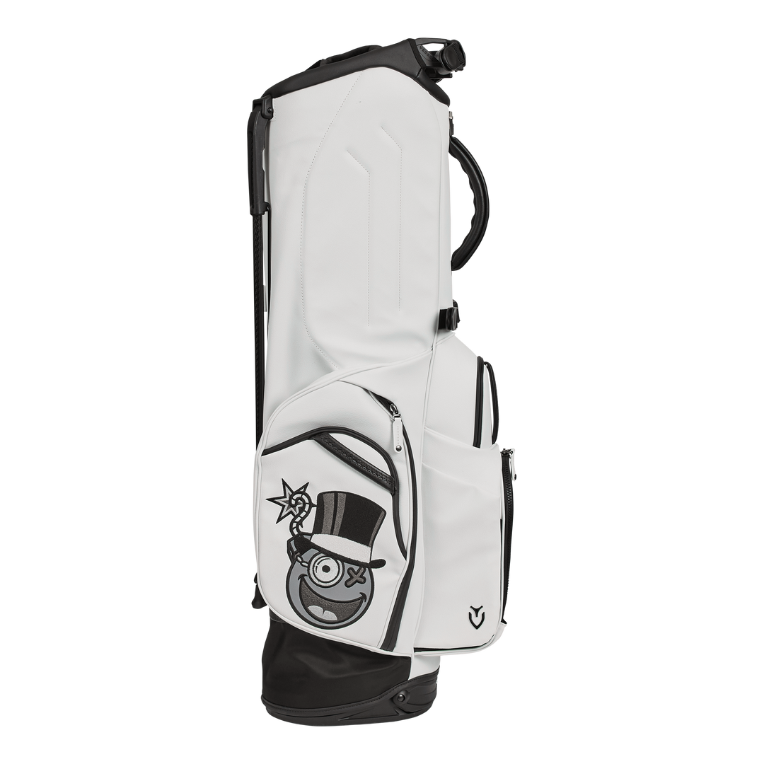 Grayscale Gangster Bomb Vessel Player V 6-Way Bag (White