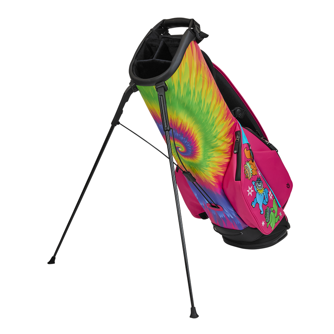 Galactic Groove Grateful Cat Rainbow Tie-Dye Vessel VLX 2.0 Stand