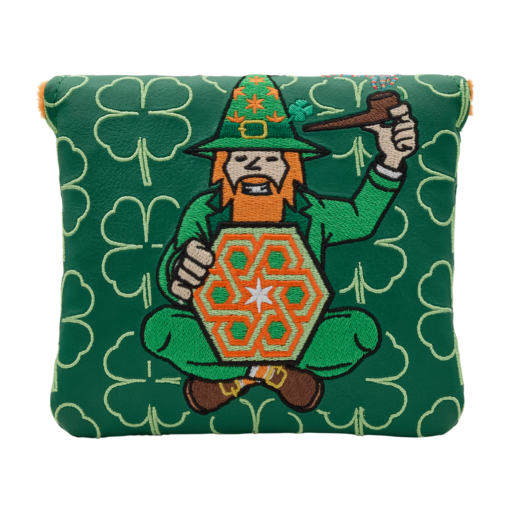 St. Patrick's Day Lucky Wizard Mallet Putter Headcover