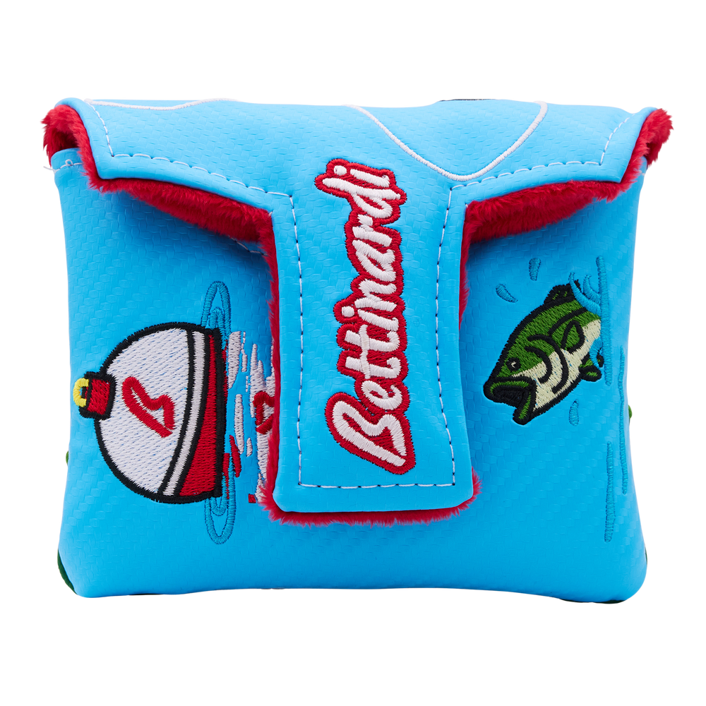 Gone Fishin' Gotcha Wizard Mallet Putter Headcover- side b