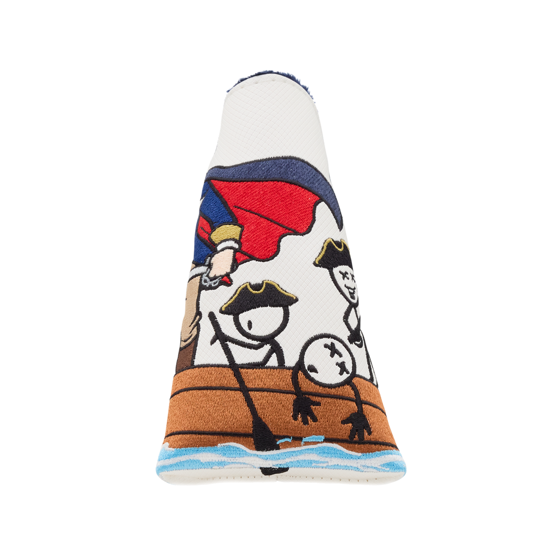 4th of July Crossing the Delaware Blade Putter Headcover