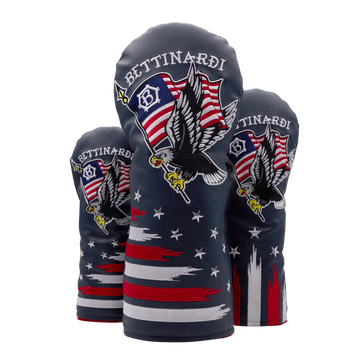 American Traditional Bald Eagle Wood Set-front