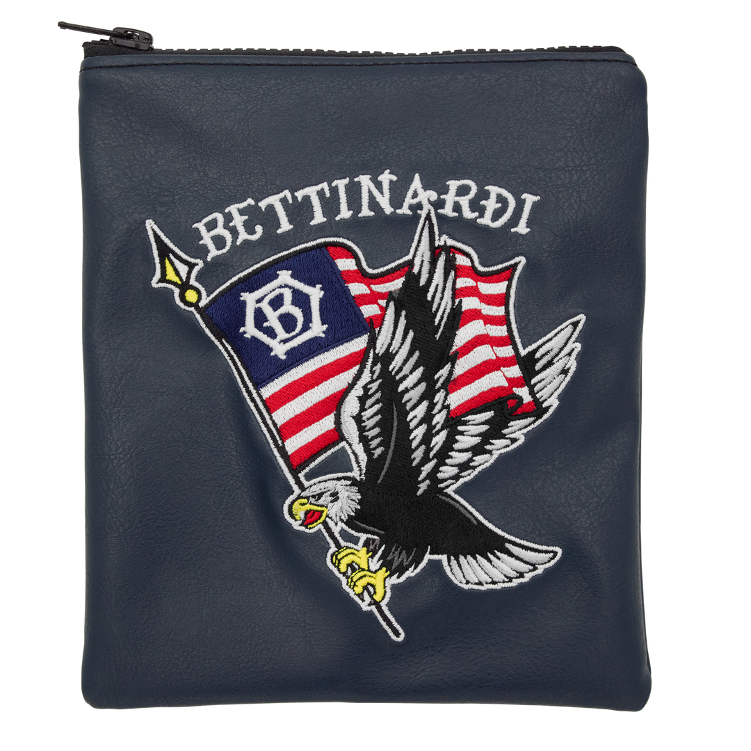 American Traditional Bald Eagle Valuables Pouch-front