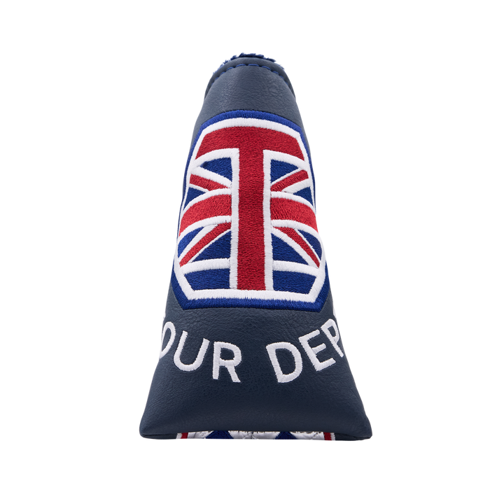British Championship Tour Dept. Union Jack Blade Putter Headcover - Oak Brook Exclusive