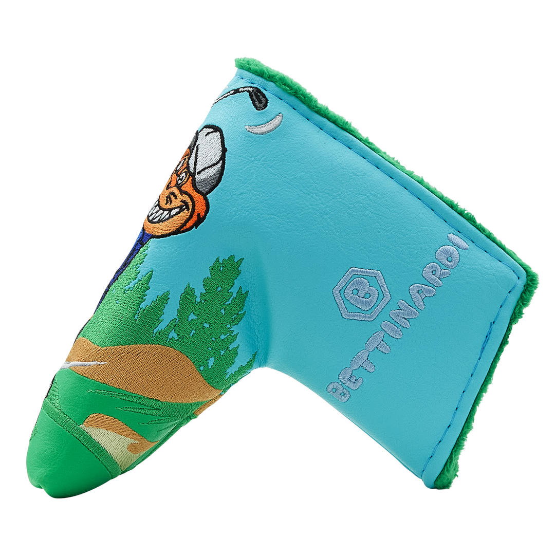 Lefty Love Hefty Lefty Cat Blade Putter Headcover- side a