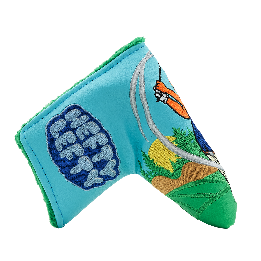 Lefty Love Hefty Lefty Cat Blade Putter Headcover- side b