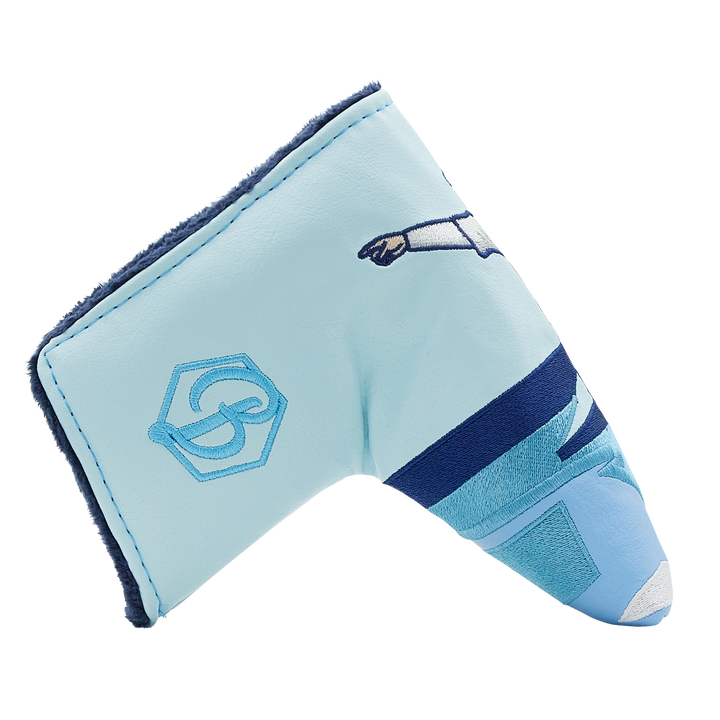 Lefty Love Wizard of Whack Blade Putter Headcover- side b