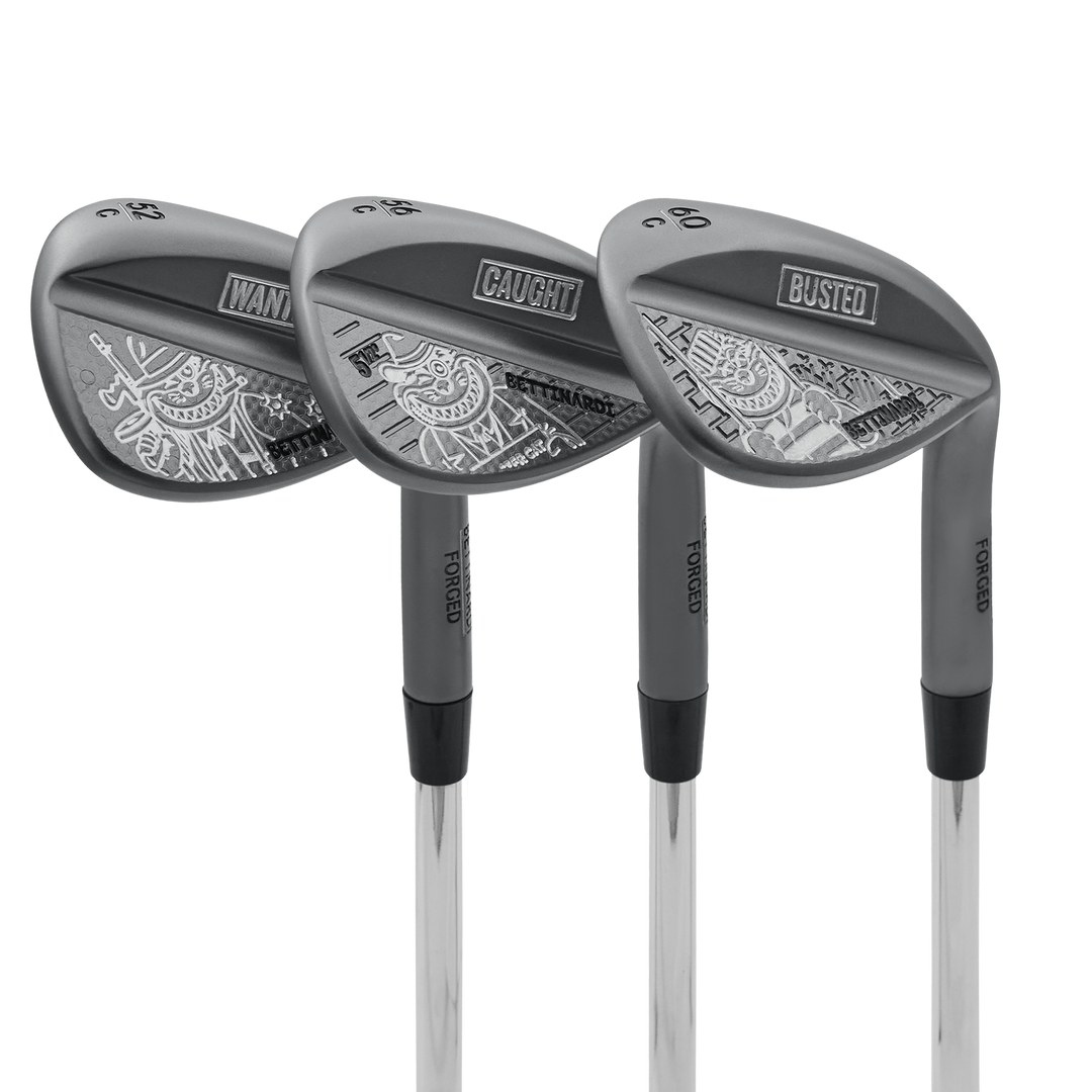 Jail Cat Black Ox HLX 6.0 Wedge Set (52°, 56°, 60°) | Bettinardi
