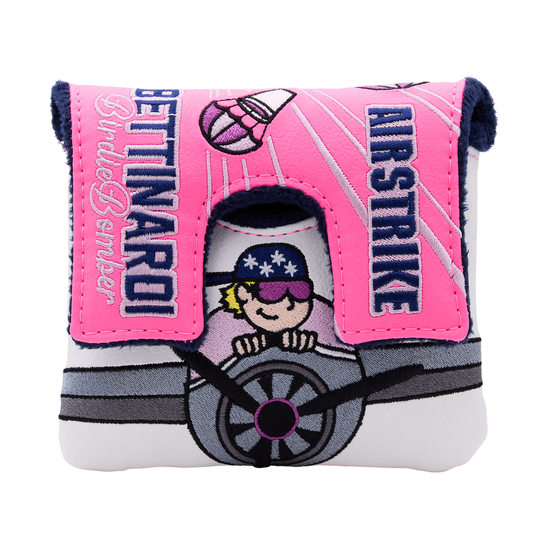 Airstrike Flight Crew Center-Shafted Mallet Putter Headcover- back