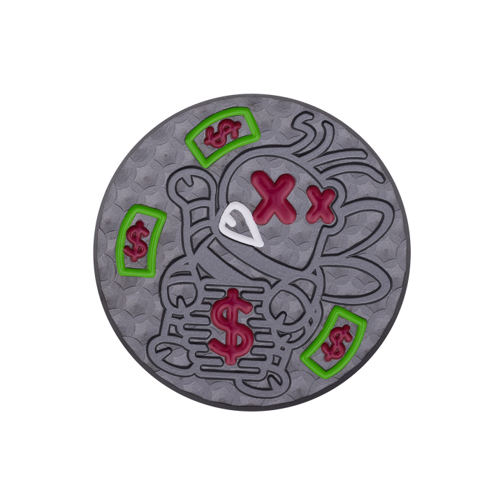 Halloween Poison Lucky Zombee Black Ox Ball Marker