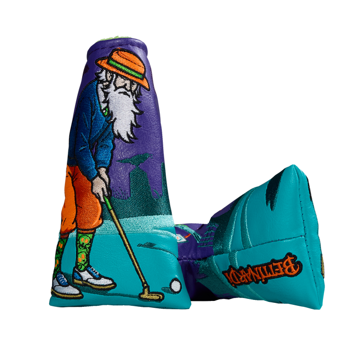 Halloween Graveyard Wizard Blade Putter Headcover