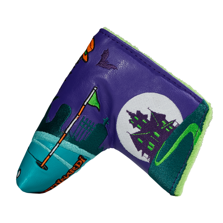 Halloween Graveyard Wizard Blade Putter Headcover