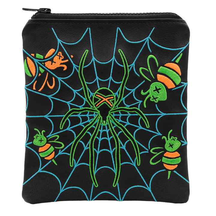 Halloween Spiderweb Zombee Valuable Pouch