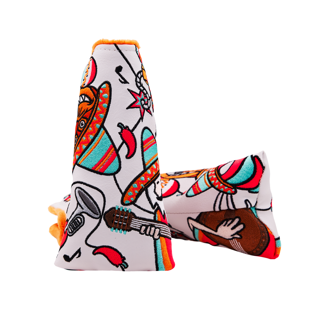 Cinco de Mayo Mariachi Multi Icon Blade Putter Headcover- main