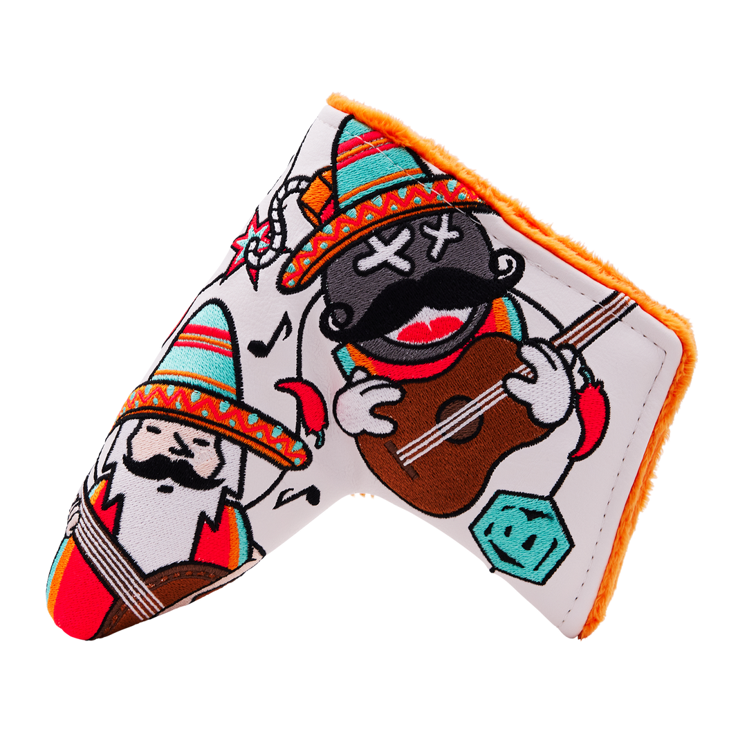 Cinco de Mayo Mariachi Multi Icon Blade Putter Headcover-side a