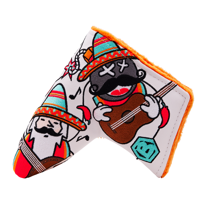 Cinco de Mayo Mariachi Multi Icon Blade Putter Headcover-side a