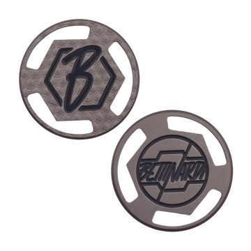 Bettinardi Wordmark Diamond Blast Punch Out Ball Marker