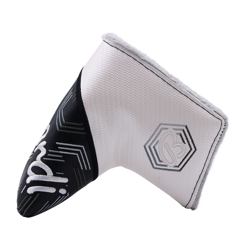 Bettinardi Geometric Blade Putter Headcover (Black/White)- side a
