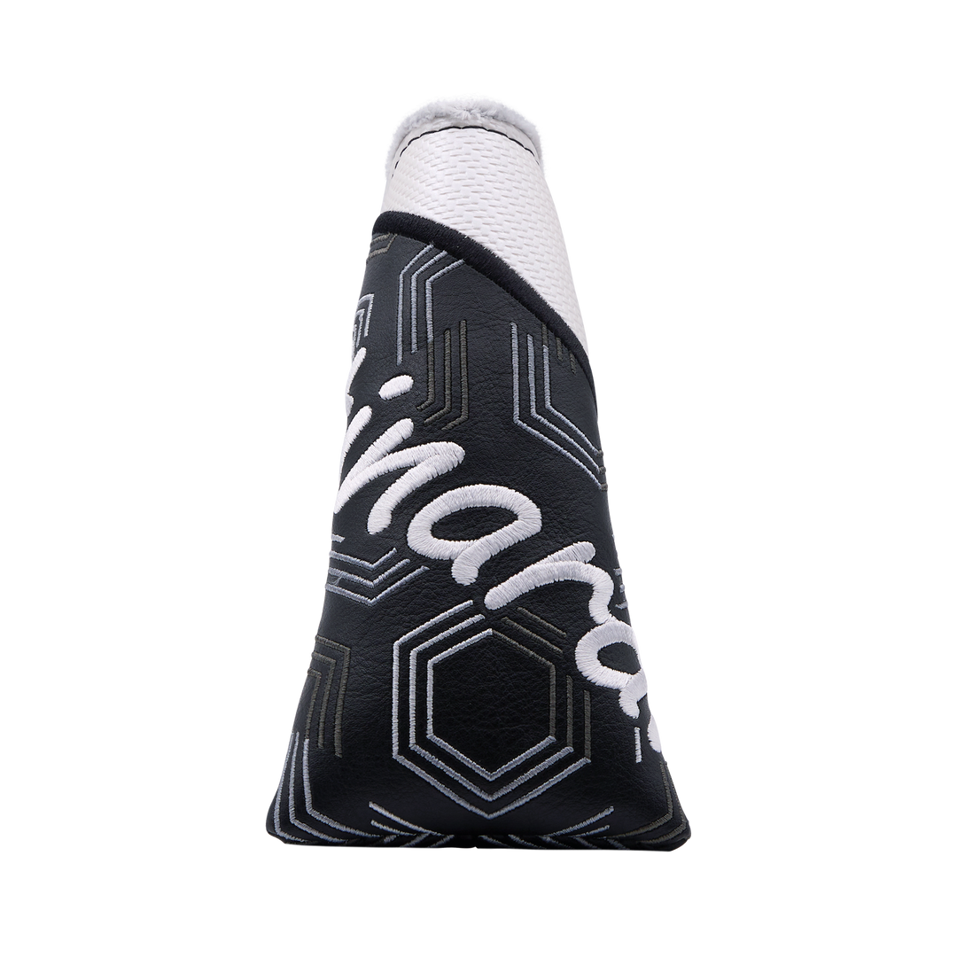 Bettinardi Geometric Blade Putter Headcover (Black/White)- front