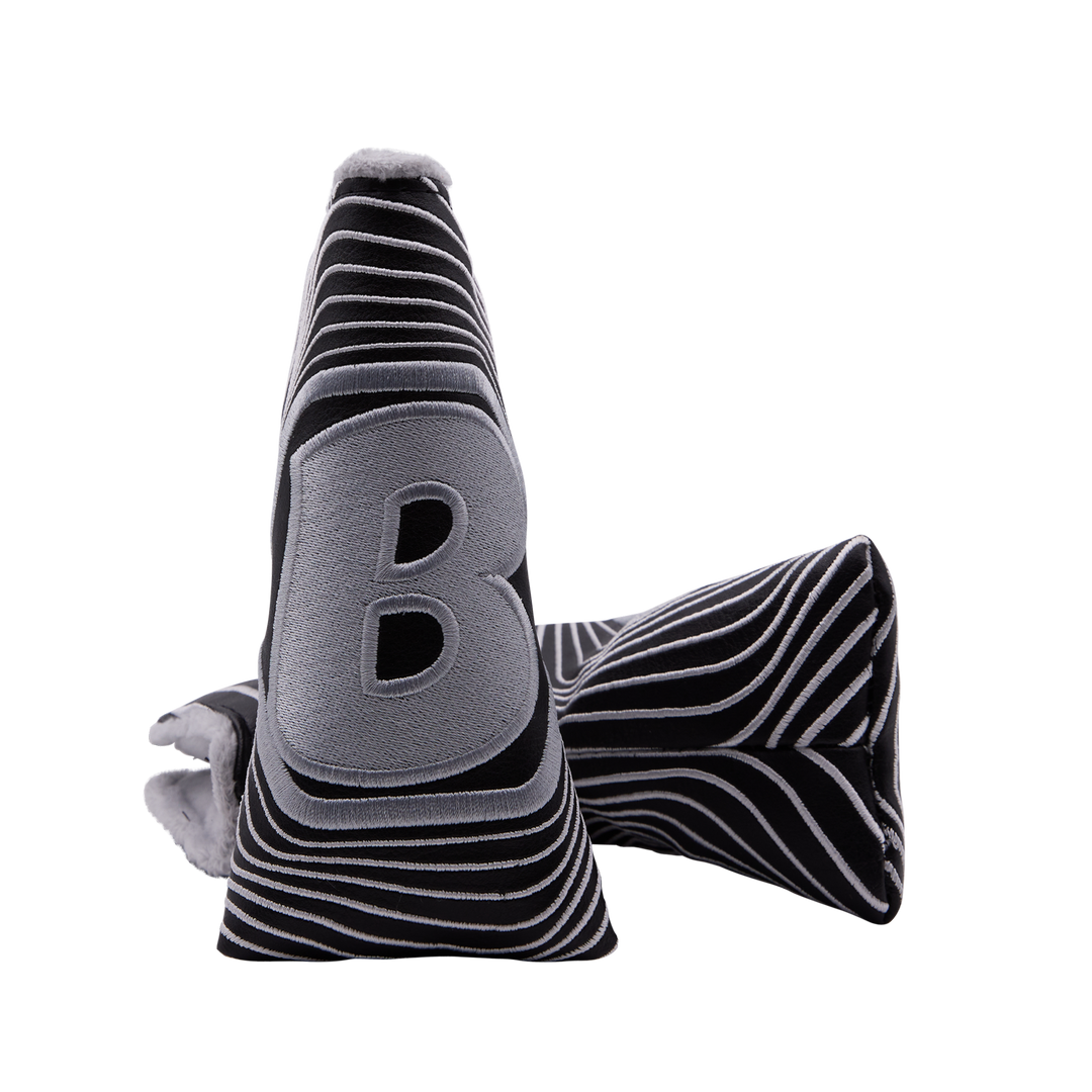 Bettinardi Hex B Spiral Blade Putter Headcover (Black/White)-main