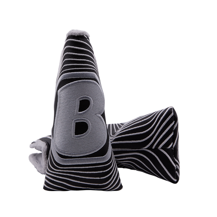Bettinardi Hex B Spiral Blade Putter Headcover (Black/White)-main