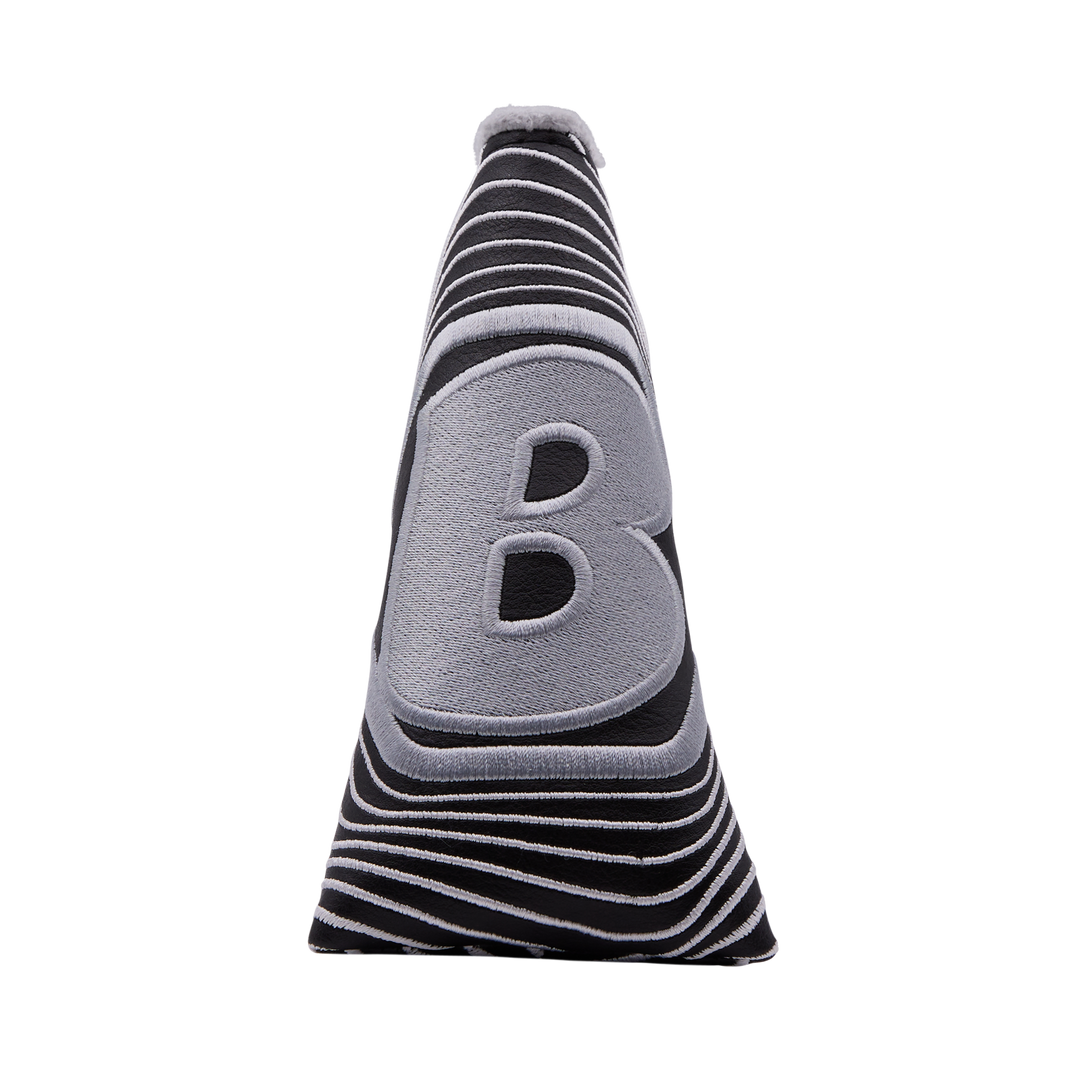 Bettinardi Hex B Spiral Blade Putter Headcover (Black/White)- front