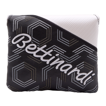 Bettinardi Geometric Mallet Putter Headcover (Black/White)- front