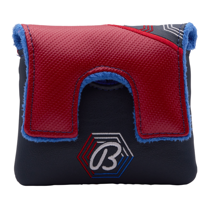 Bettinardi Geometric Center-Shafted Mallet Putter Headcover (RWB)