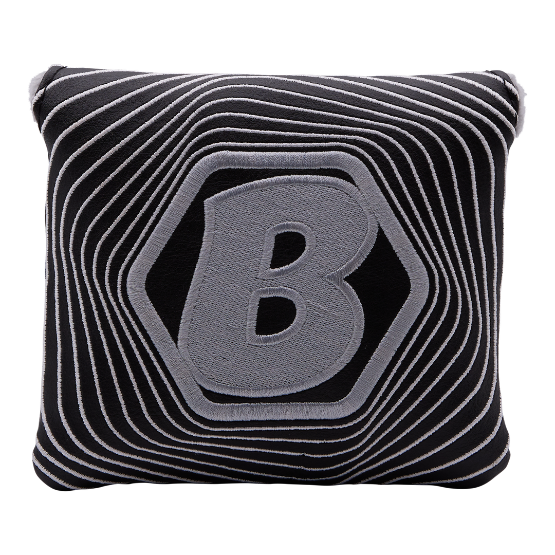 Bettinardi Hex B Spiral Center-Shafted Mallet Putter Headcover (Black/White)