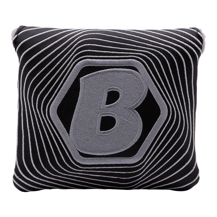 Bettinardi Hex B Spiral Center-Shafted Mallet Putter Headcover (Black/White)
