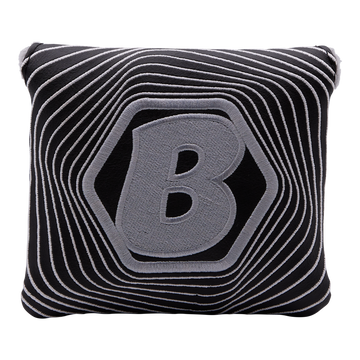 Bettinardi Hex B Spiral Center-Shafted Mallet Putter Headcover (Black/White)