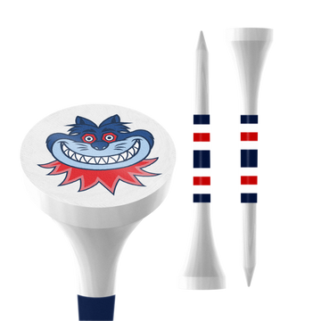 Bettinardi Western Birch Golf Co. Grateful Cat Golf Tee (Red/White/Navy)