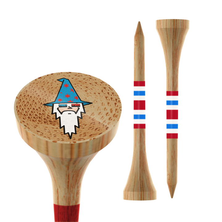Bettinardi Western Birch Golf Co. RWB Wizard Golf Tee