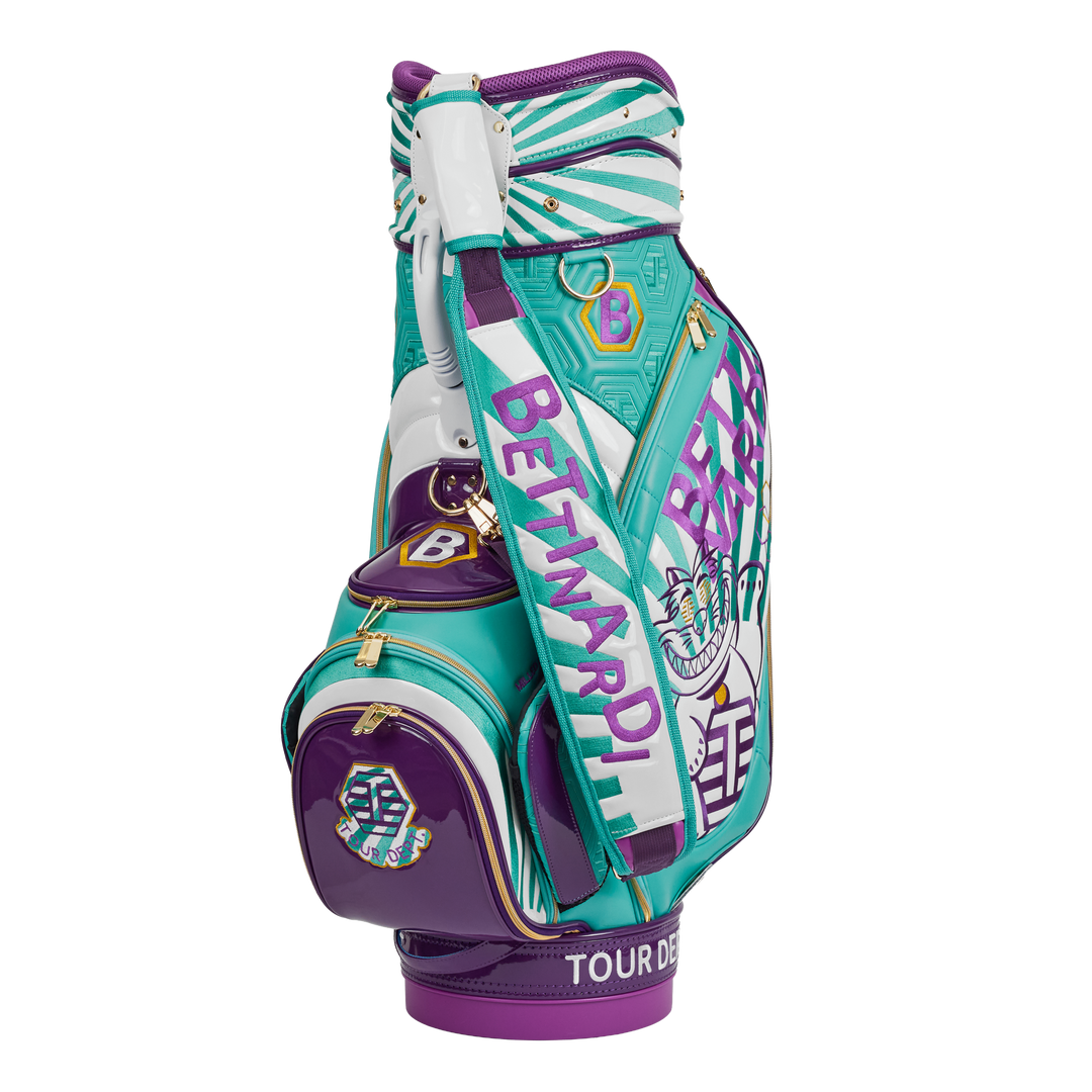 Tour Dept. T-Hive Lucky Cat Staff Bag (Teal/Purple) | Bettinardi