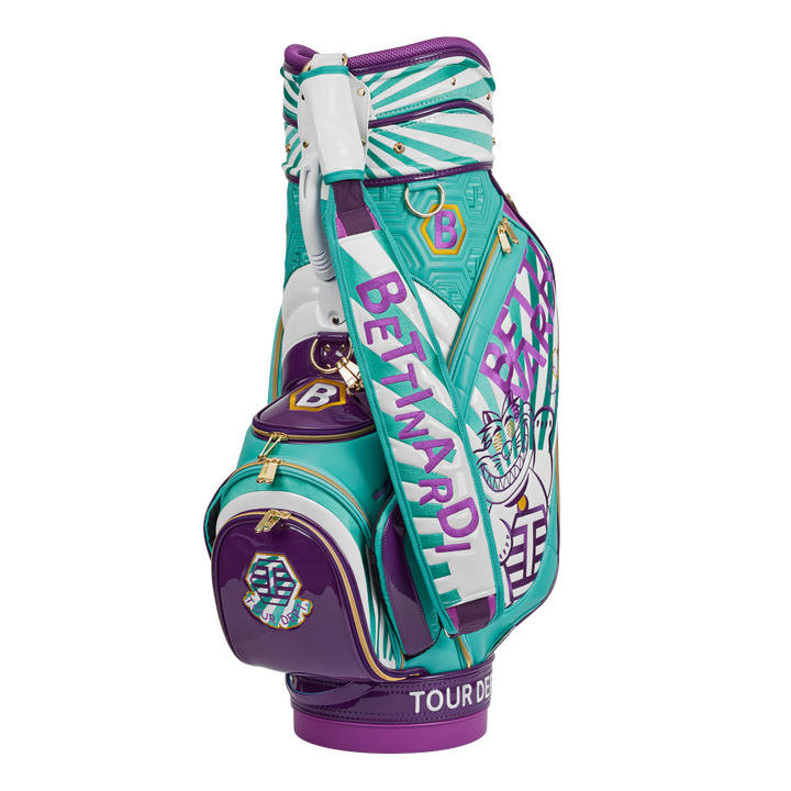 Tour Dept. T-Hive Lucky Cat Staff Bag (Teal/Purple) | Bettinardi