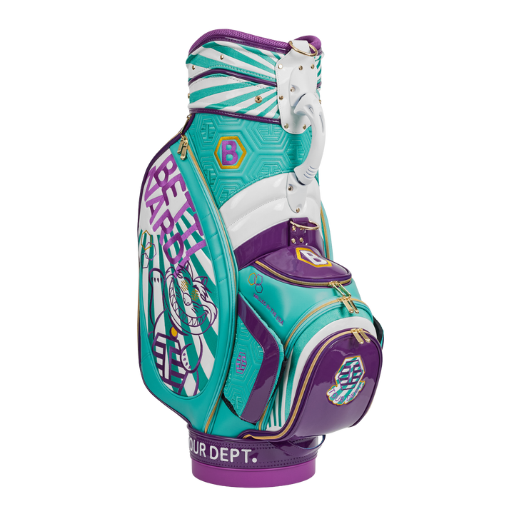 Tour Dept. T-Hive Lucky Cat Staff Bag (Teal/Purple) | Bettinardi