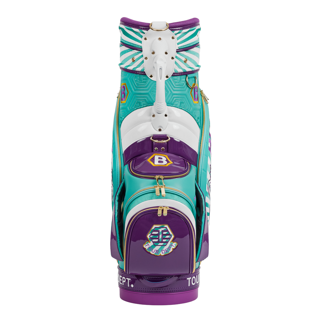 Tour Dept. T-Hive Lucky Cat Staff Bag (Teal/Purple) | Bettinardi
