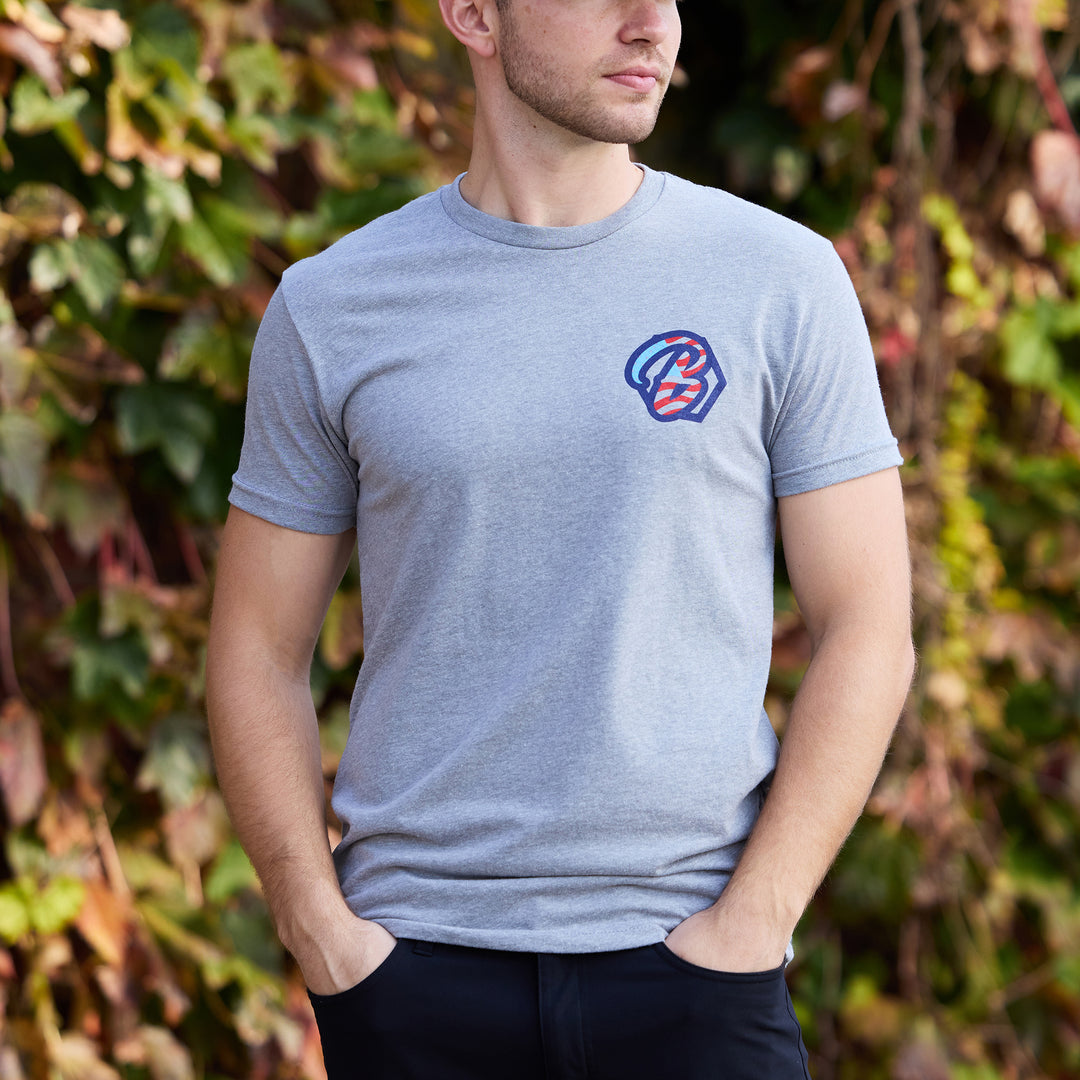 Bettinardi Retro Americana Script T-Shirt (Heather Gray)