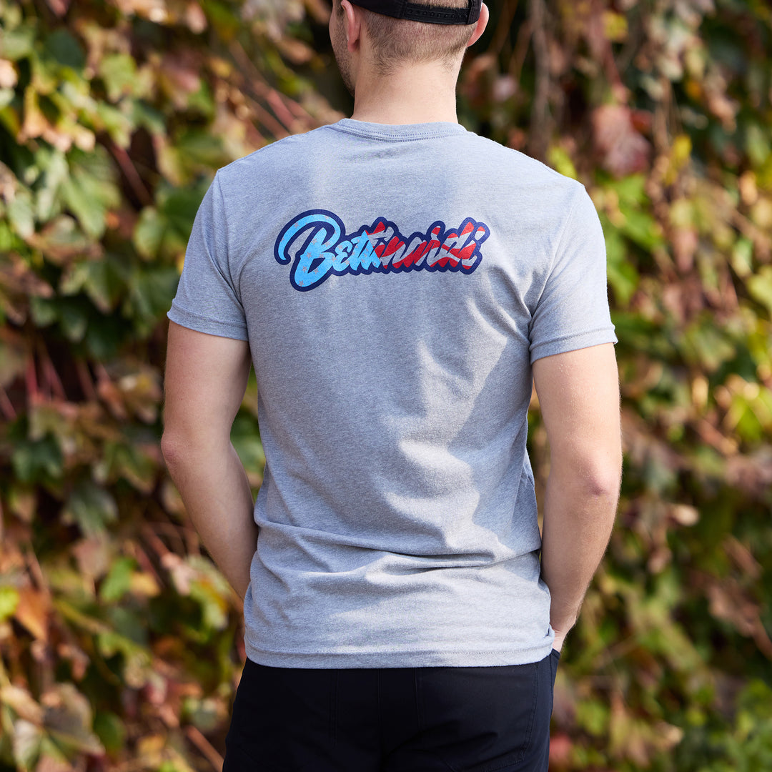 Bettinardi Retro Americana Script T-Shirt (Heather Gray)