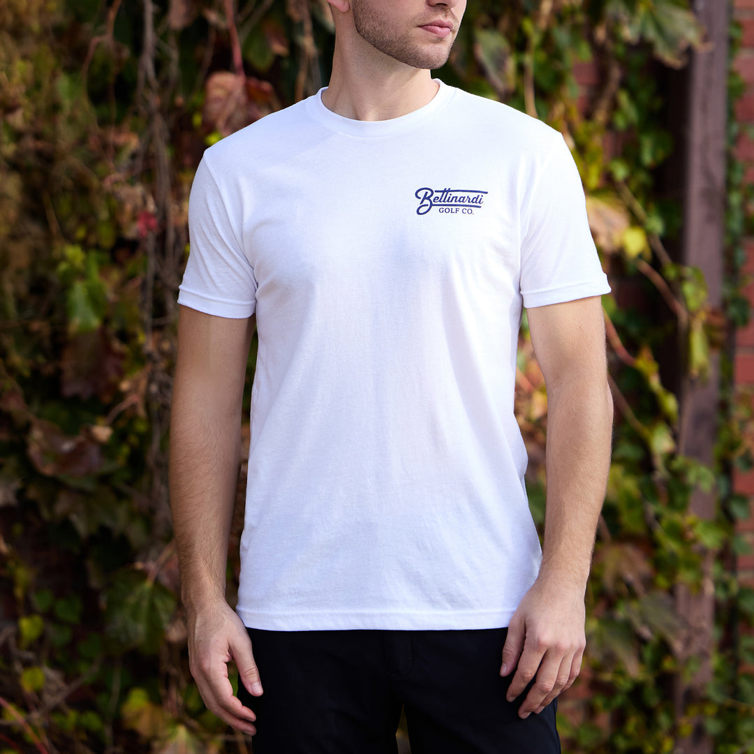 Bettinardi Retro Script Made in the USA T-Shirt (White)